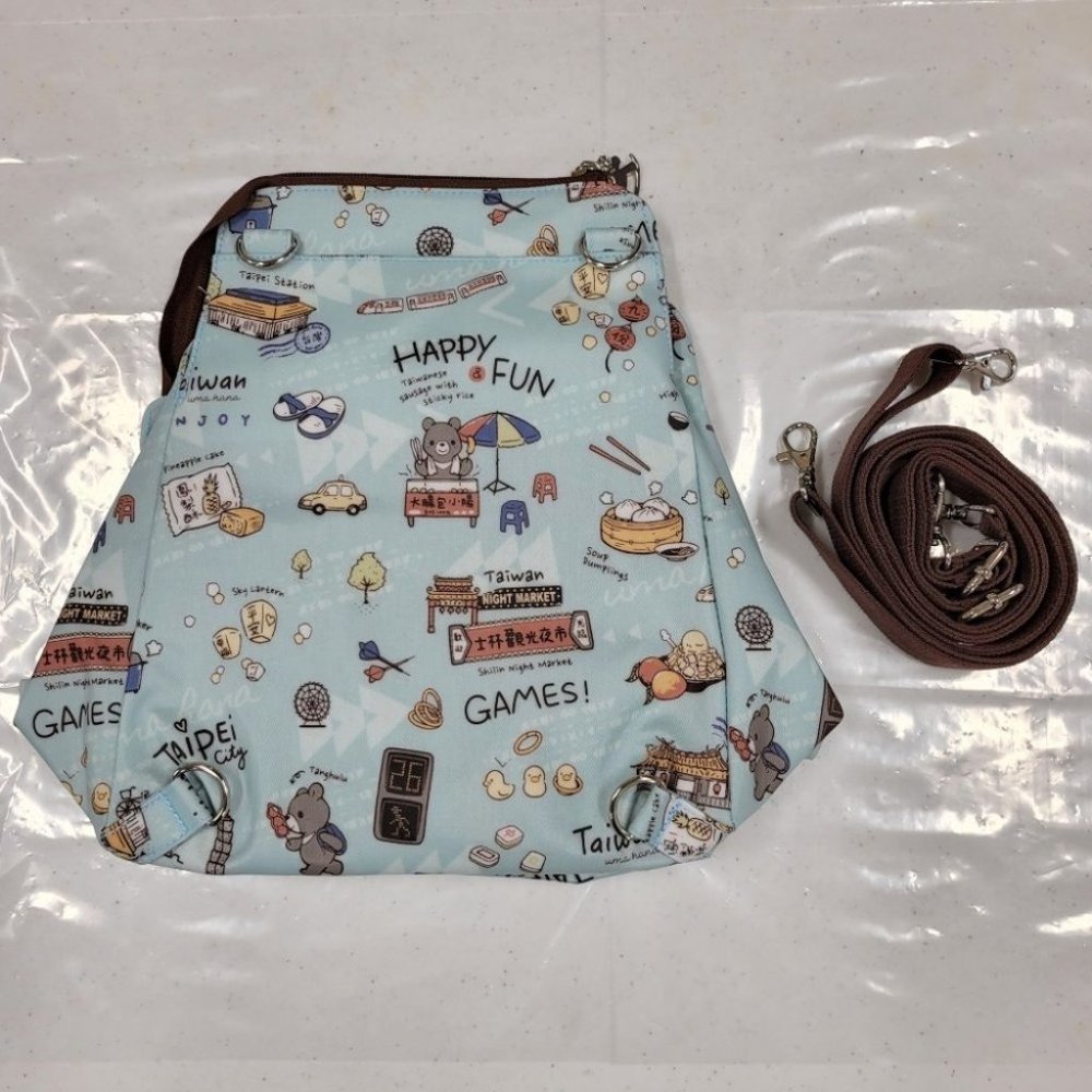 Waterproof Taiwan Shoulder Crossbody Backpack Bag - Picture 10 of 14